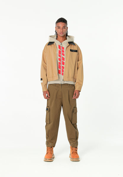 CHAQUETA CON EFECTO SUDADERA - BEIGE - BLACK CAPSULE MOD WAVE MOVEMENT | MW094070719