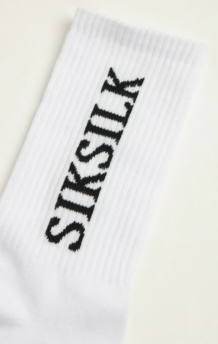 5 PACK CALCETINES ALTOS - WHITE - SIKSILK