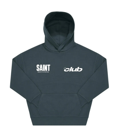 SUDADERA CON CAPUCHA "STARCLUB" - VERDE - SAINT DEPT