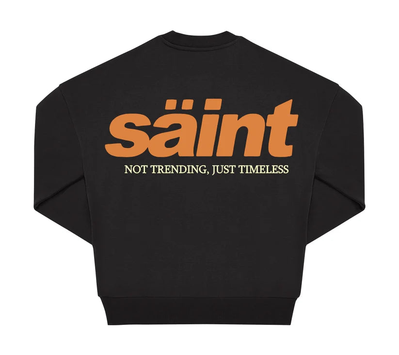 SUDADERA "TIMELESS" - NEGRO - SAINT DEPT