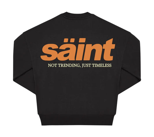 SUDADERA "TIMELESS" - NEGRO - SAINT DEPT