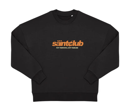 SUDADERA "TIMELESS" - NEGRO - SAINT DEPT