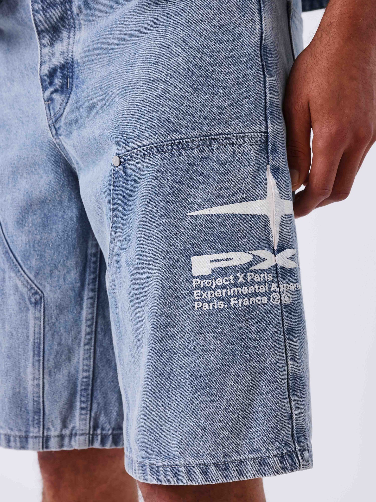 BERMUDA JEANS IDEA - AZUL - PROJECT X PARIS | U2694103_LB