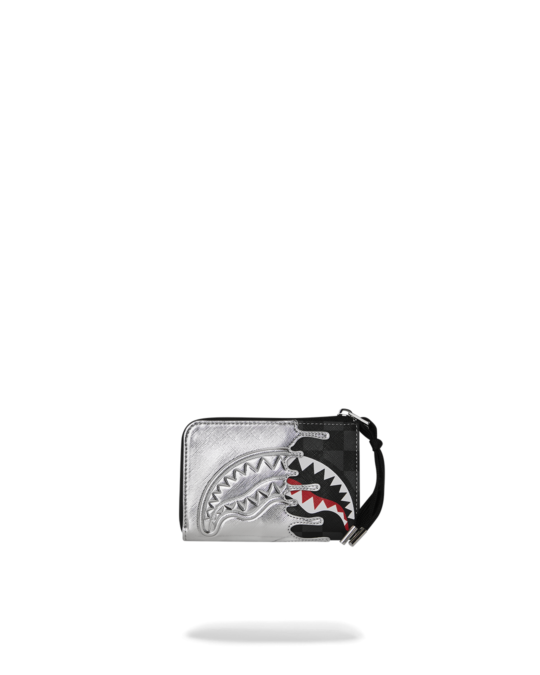 BILLETERA SILVER SIDE DRIP WALLET - NEGRO/GRIS - SPRAYGROUND | 910W8931NSZ