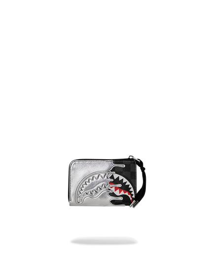 BILLETERA SILVER SIDE DRIP WALLET - NEGRO/GRIS - SPRAYGROUND | 910W8931NSZ