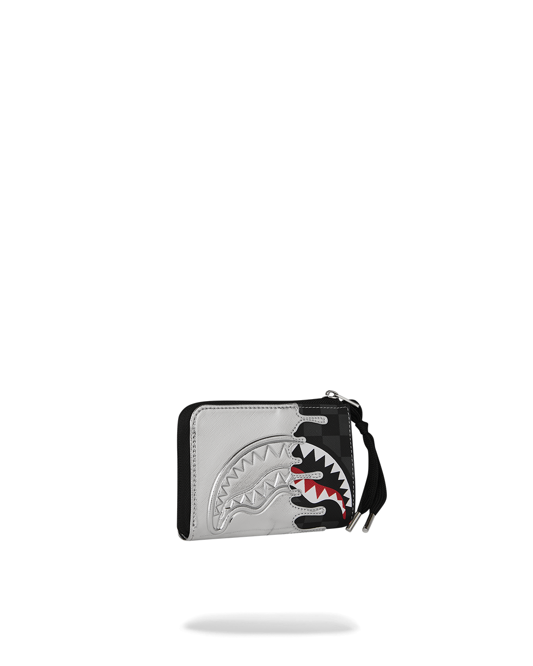 BILLETERA SILVER SIDE DRIP WALLET - NEGRO/GRIS - SPRAYGROUND | 910W8931NSZ