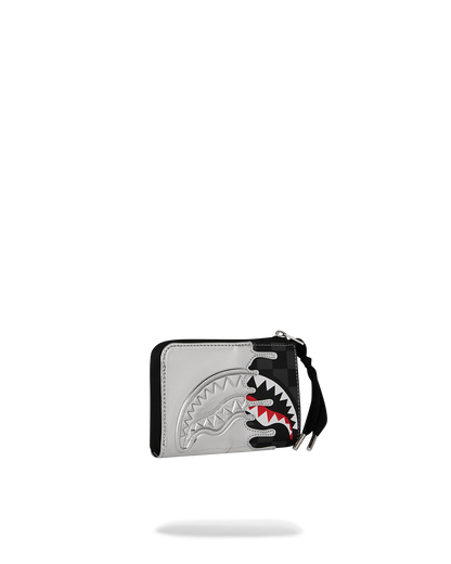 BILLETERA SILVER SIDE DRIP WALLET - NEGRO/GRIS - SPRAYGROUND | 910W8931NSZ