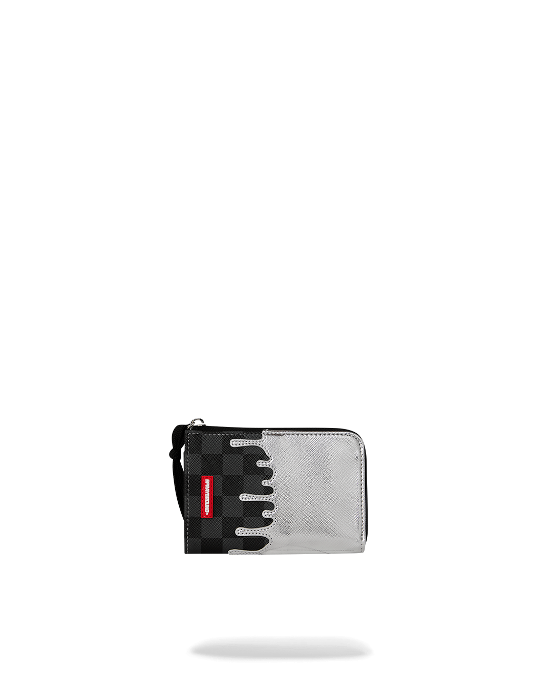 BILLETERA SILVER SIDE DRIP WALLET - NEGRO/GRIS - SPRAYGROUND | 910W8931NSZ
