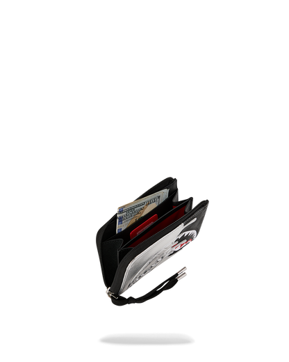 BILLETERA SILVER SIDE DRIP WALLET - NEGRO/GRIS - SPRAYGROUND | 910W8931NSZ