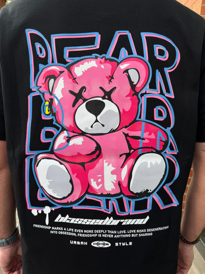 CAMISETA "BEAR TEDDY" - NEGRO - BLESSED BRAND