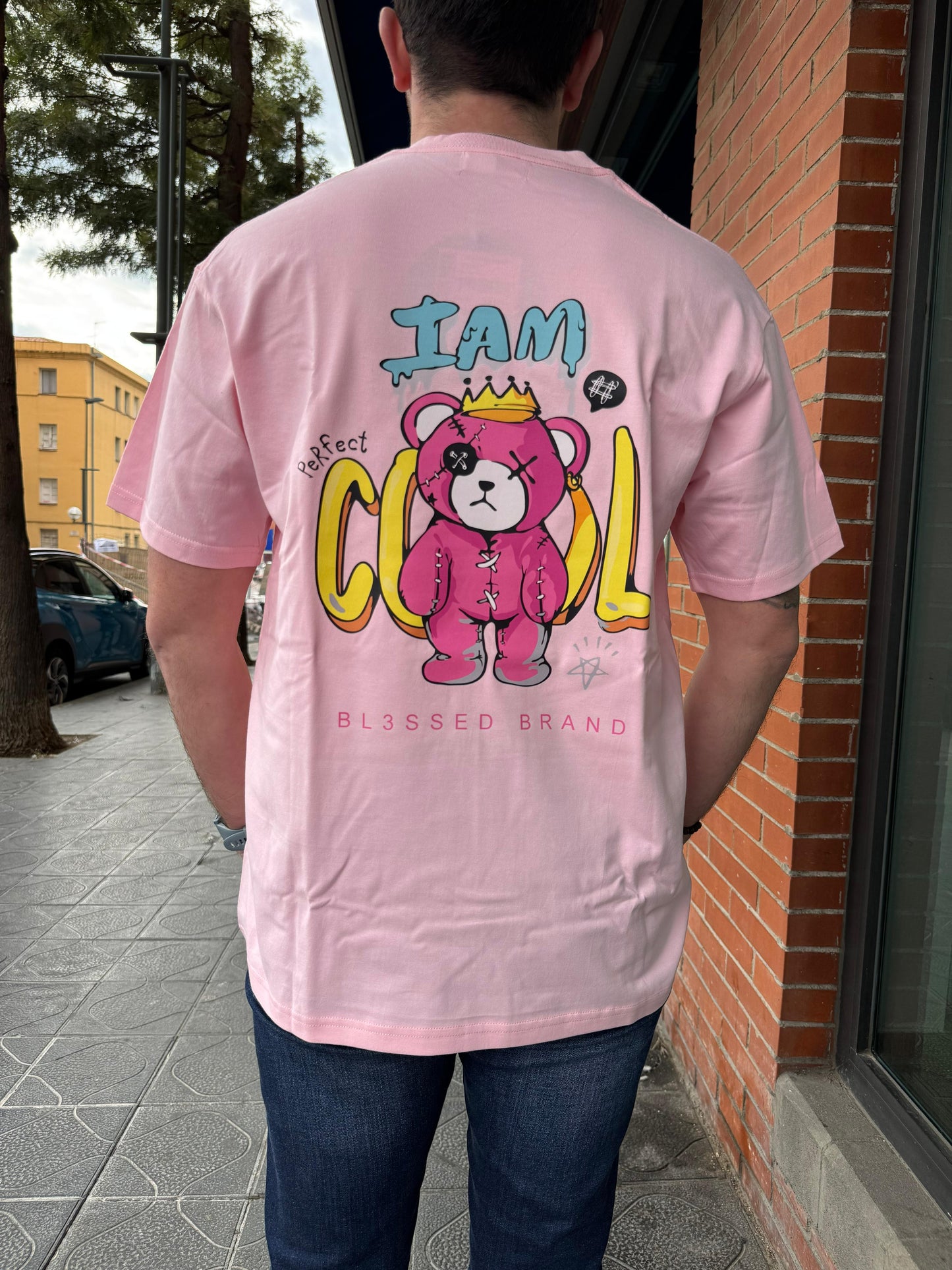 CAMISETA "COOL" - ROSA - BLESSED BRAND