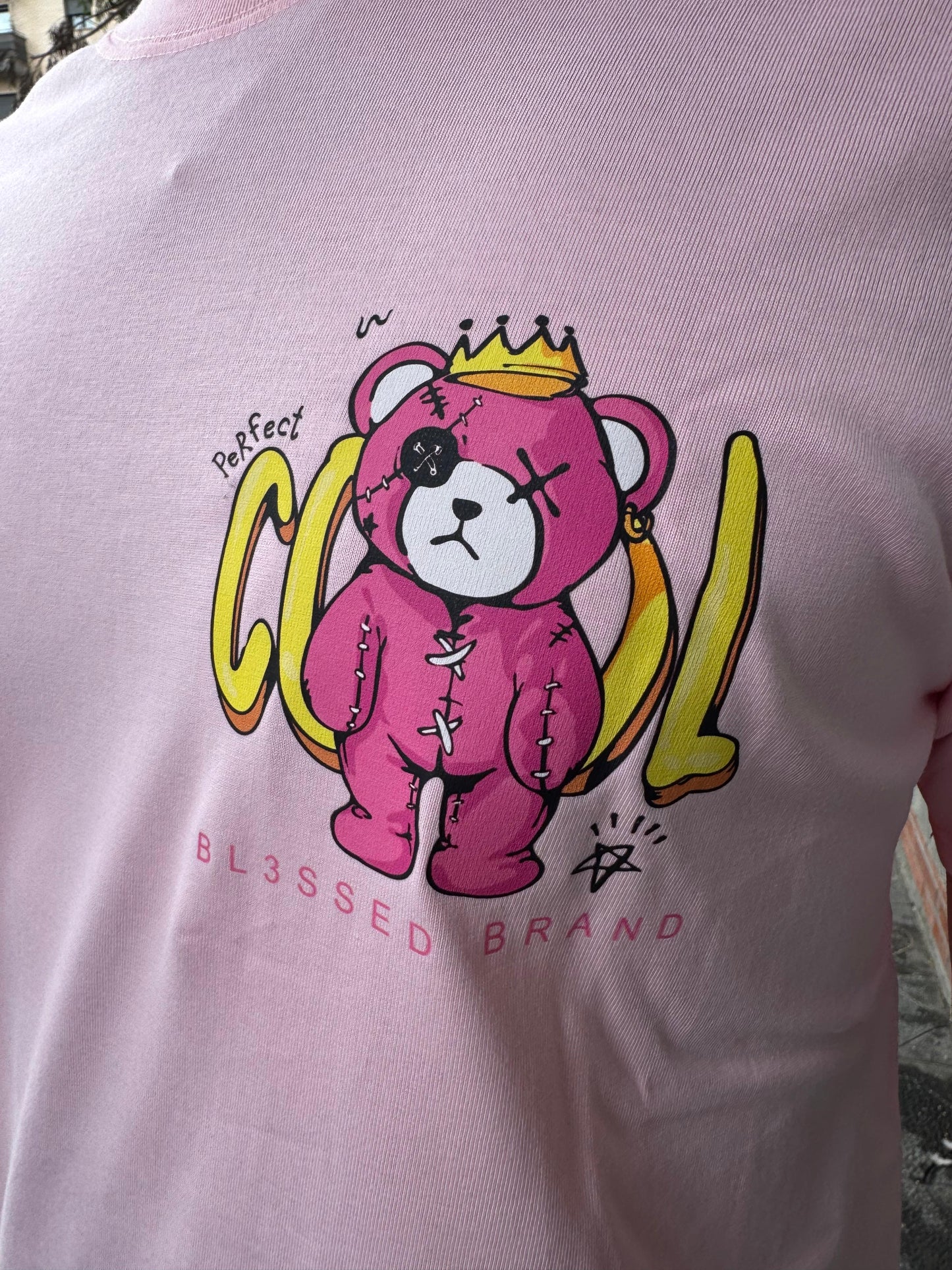 CAMISETA "COOL" - ROSA - BLESSED BRAND