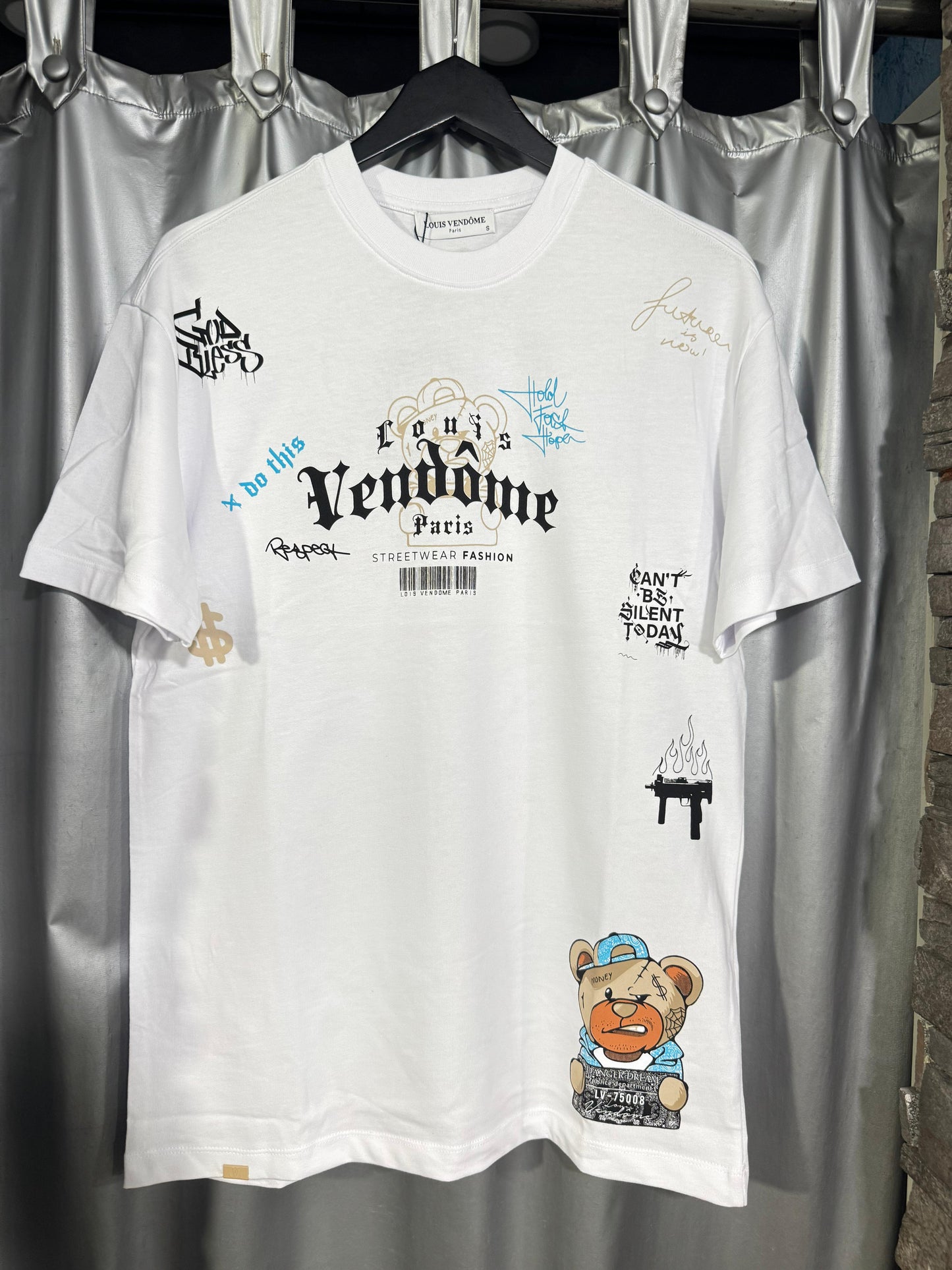 CAMISETA "DANGER DREAM" - BLANCO - LOUIS VENDOME PARIS | LV L80