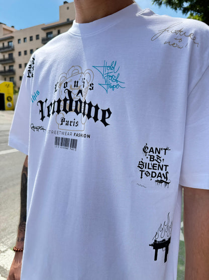 CAMISETA "DANGER DREAM" - BLANCO - LOUIS VENDOME PARIS | LV L80