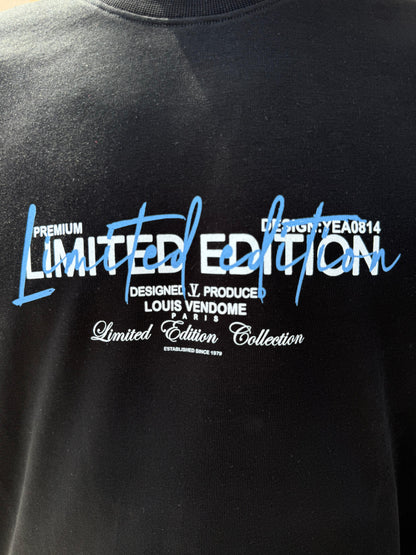 CAMISETA "FASHION BEAR" - NEGRO/AZUL - LOUIS VENDOME PARIS | LV L54