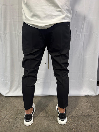 TAGLI CADY PANT - NEGRO - AM COUTURE