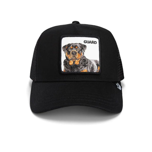 GORRA TRUCKER PERRO ROTTWEILER "GUARD" - NEGRO - GOORIN BROS THE FARM ANIMALS | 101-1767
