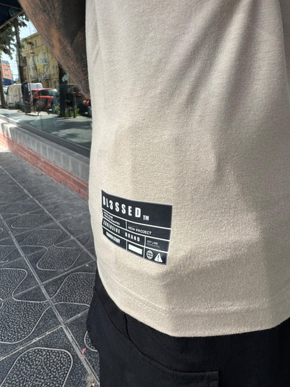 CAMISETA "ASS BART" - BEIGE - BLESSED BRAND