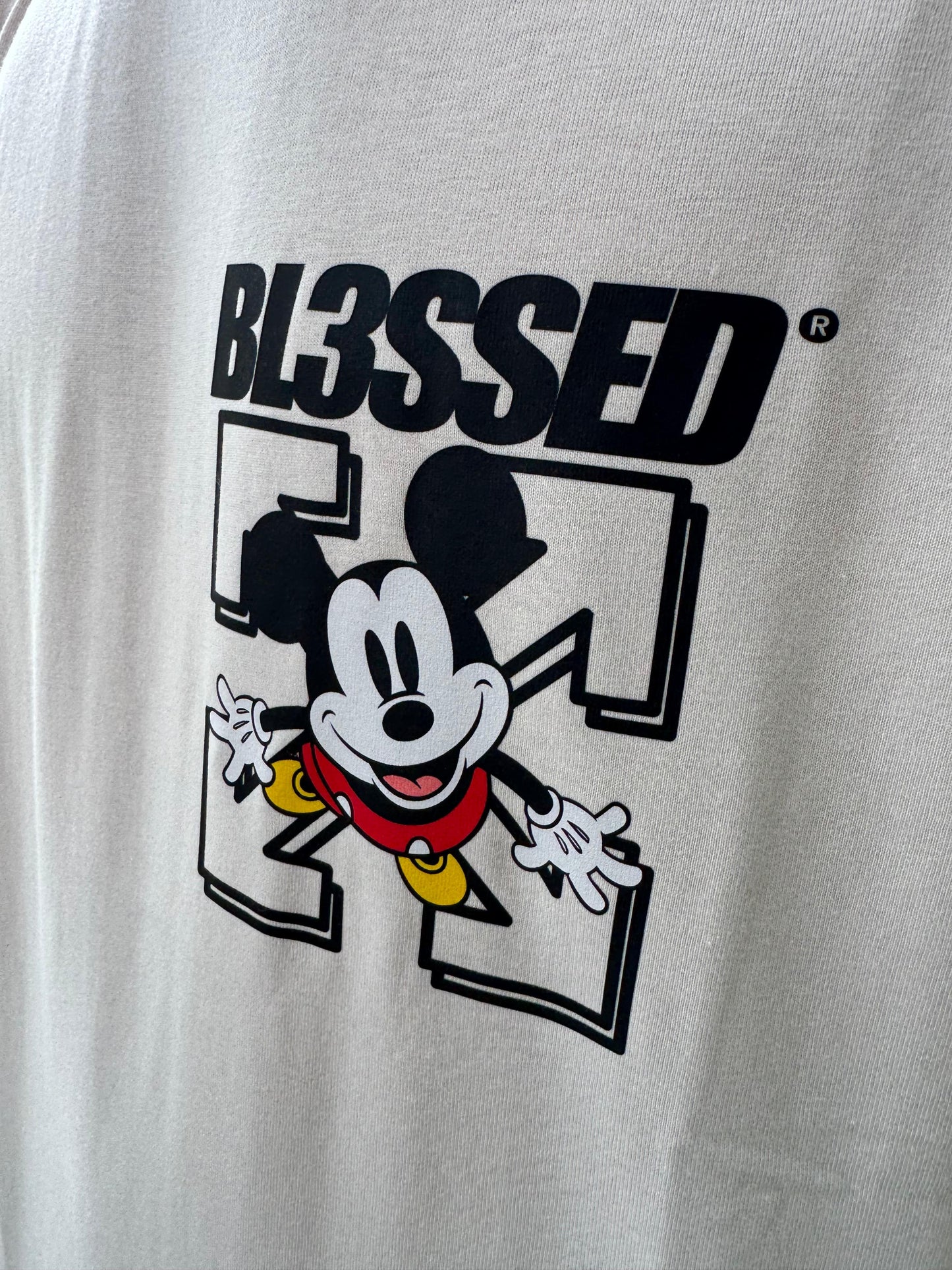 CAMISETA "MICKEY" - BEIGE CLARO - BLESSED BRAND