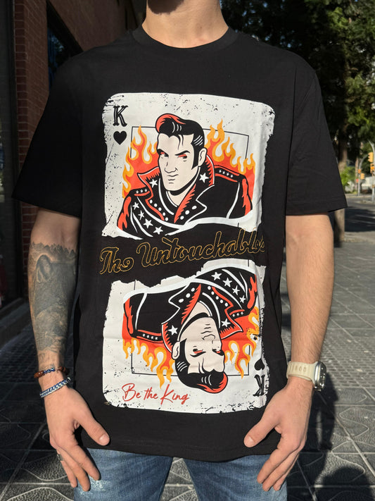 CAMISETA "ELVIS KING" - NEGRO - THE UNTOUCHABLES | THE-2643