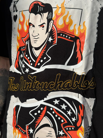 CAMISETA "ELVIS KING" - NEGRO - THE UNTOUCHABLES | THE-2643