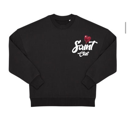 SUDADERA "BALLOON" - NEGRO - SAINT DEPT