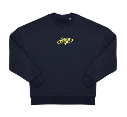 SUDADERA "BACK LOGO" - AZUL MARINO - SAINT DEPT