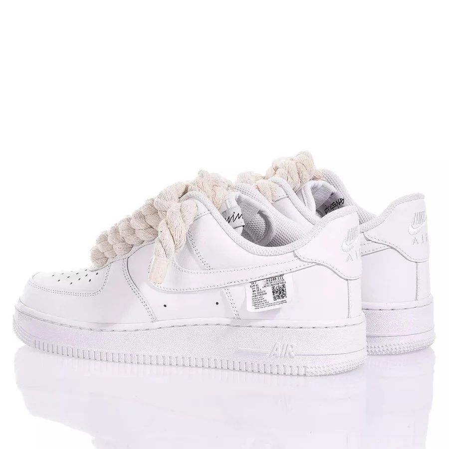 ZAPATILLAS NIKE AIR FORCE 1 "BOOM LACES" - BLANCO/BEIGE - NIKE | 2.0000000235