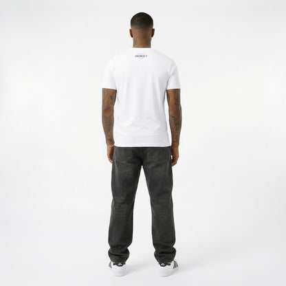 CAMISETA "HALF BEAR" - BLANCO - AVENUE GEORGE V PARIS | GV-5112