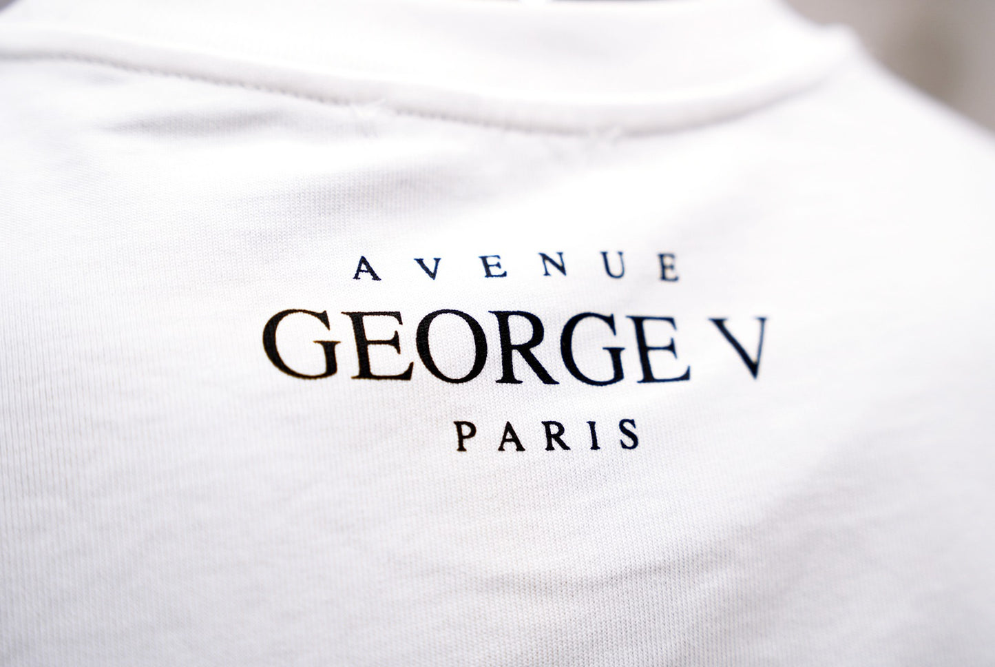 CAMISETA "HALF BEAR" - BLANCO - AVENUE GEORGE V PARIS | GV-5112