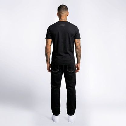 CAMISETA "HALF BEAR" - NEGRO - AVENUE GEORGE V PARIS | GV-5112