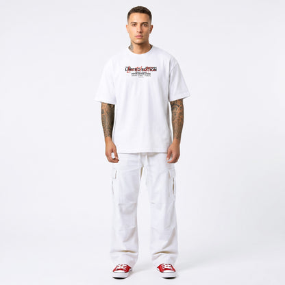 CAMISETA "FASHION BEAR" - BLANCO/ROJO - AVENUE GEORGE V PARIS | GV-5113