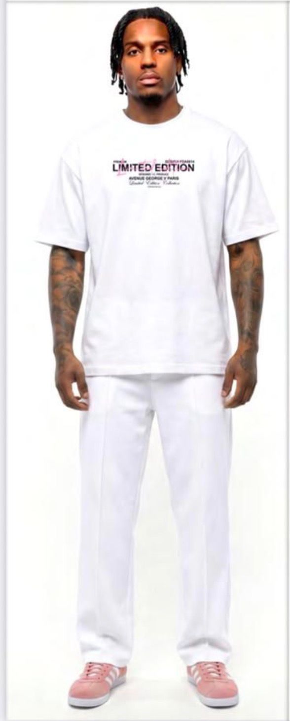 CAMISETA "FASHION BEAR" - BLANCO/ROSA - AVENUE GEORGE V PARIS | GV-5113