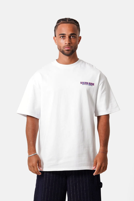 CAMISETA CUBAN CAR - BLANCO - SIXTH JUNE | SJ0132