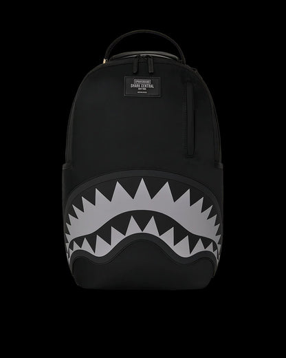 MOCHILA SHARK CENTRAL BLACK NYLON GRAY EMBOSSED BACKPACK - NEGRO - SPRAYGROUND | 910B9636NSZ