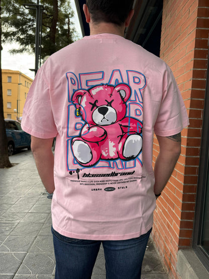 CAMISETA "BEAR TEDDY" - ROSA - BLESSED BRAND