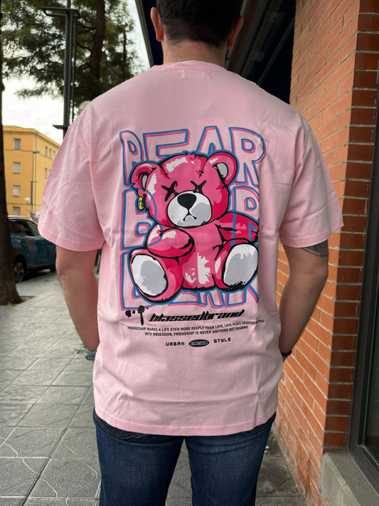 CAMISETA "BEAR TEDDY" - ROSA - BLESSED BRAND