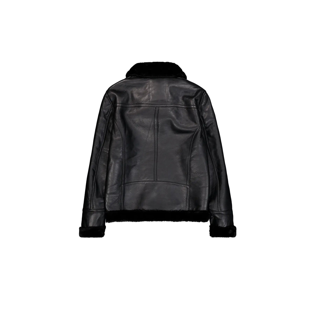 CHAQUETA DE PIEL "B3 LEATHER" - NEGRO - ALPHA INDUSTRIES | 268119