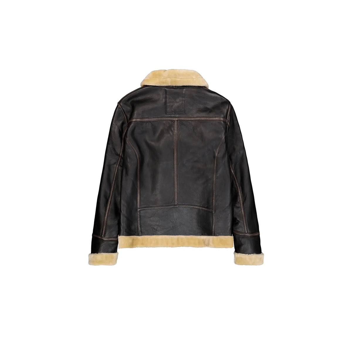 CHAQUETA DE PIEL "B3 LEATHER" - MARRÓN VINTAGE - ALPHA INDUSTRIES | 268119