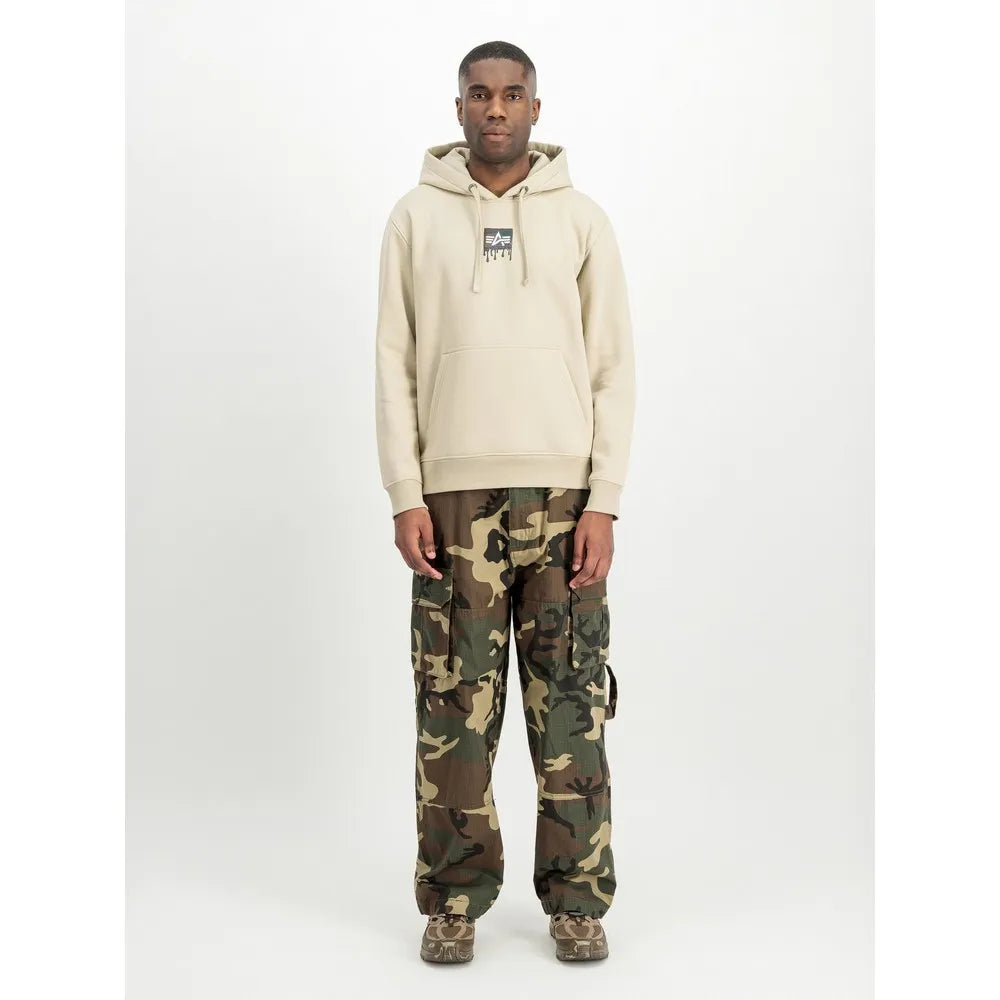 SUDADERA CAPUCHA "DRIPPING CAMO PRINT" - BEIGE - ALPHA INDUSTRIES | 268338