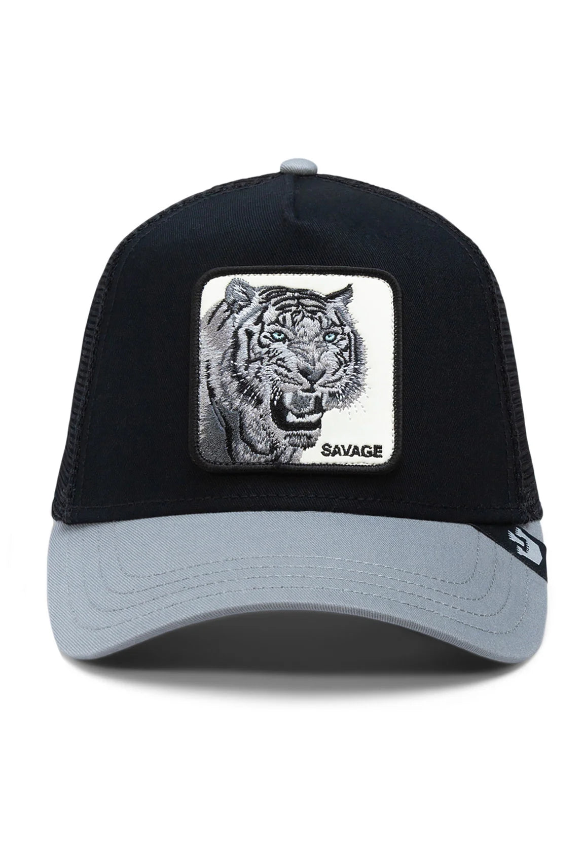 GORRA TRUCKER TIGRE "THE SAVAGE TIGER" - NEGRO - GOORIN BROS THE FARM ANIMALS | 101-1778