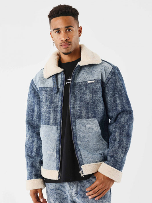 CHAQUETA BOMBER "LACE" - AZUL - PROJECT X PARIS | 2593012-BL