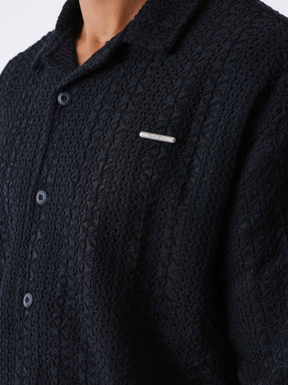 CAMISA DE MANGA CORTA CABANA - NEGRO - PROJECT X PARIS | PXP 2510168_BK