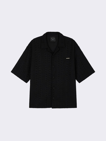CAMISA DE MANGA CORTA CABANA - NEGRO - PROJECT X PARIS | PXP 2510168_BK