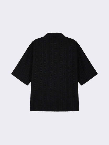 CAMISA DE MANGA CORTA CABANA - NEGRO - PROJECT X PARIS | PXP 2510168_BK