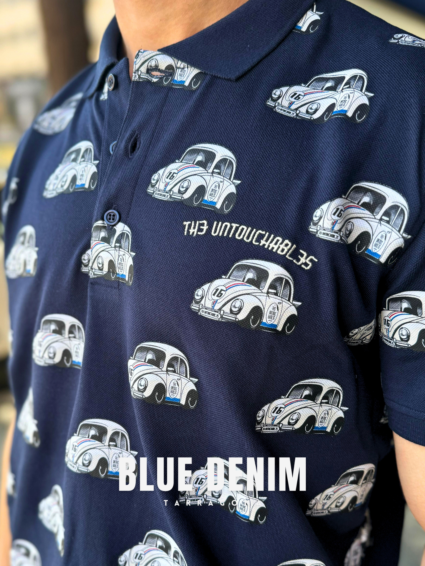 POLO "BEETLE CAR"- AZUL MARINO - THE UNTOUCHABLES | THE-2325