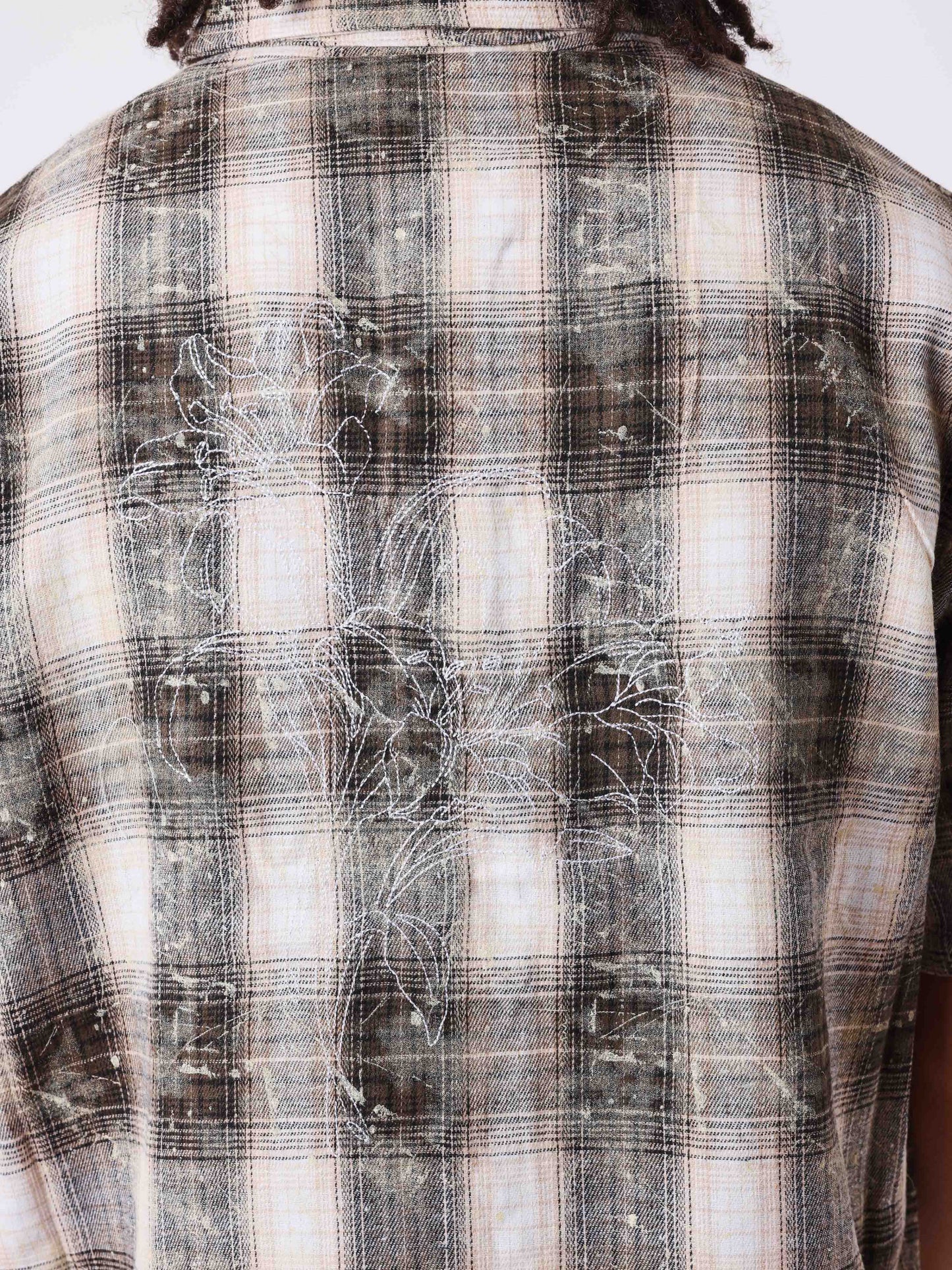 CAMISA MANGA CORTA CUADROS - MARRÓN - PROJECT X PARIS | PXP 2614000-BK