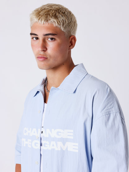 CAMISA MANGA CORTA CLASSY - AZUL CLARO - PROJECT X PARIS | PXP 2693526