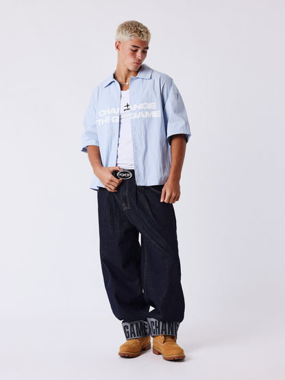 CAMISA MANGA CORTA CLASSY - AZUL CLARO - PROJECT X PARIS | PXP 2693526