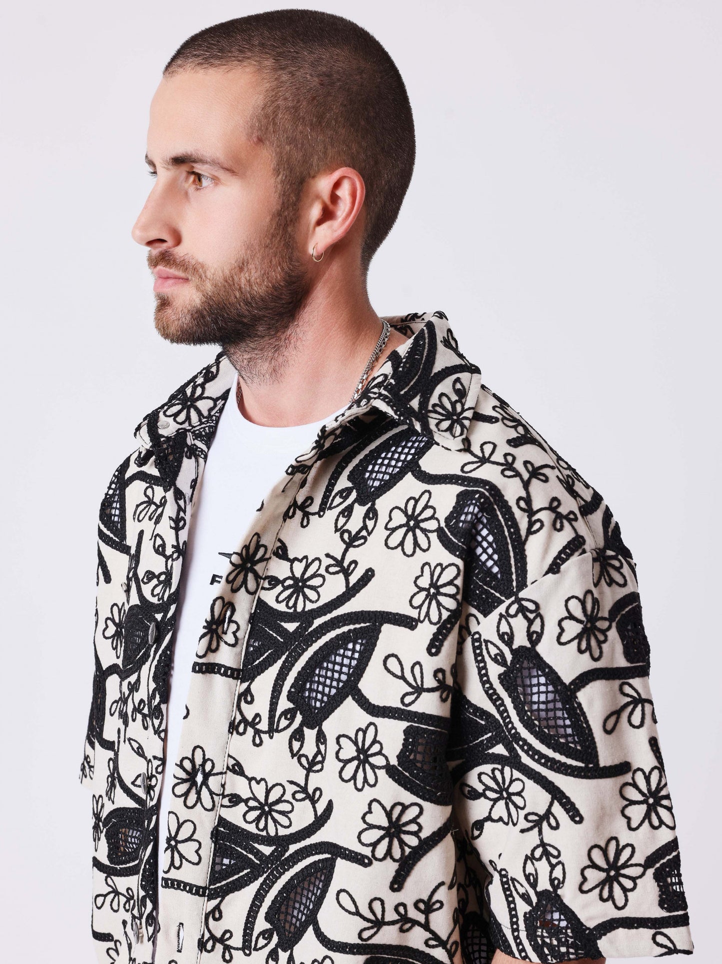 CAMISA DE MANGA CORTA CANDIDE - NEGRO - PROJECT X PARIS | PXP U2693125
